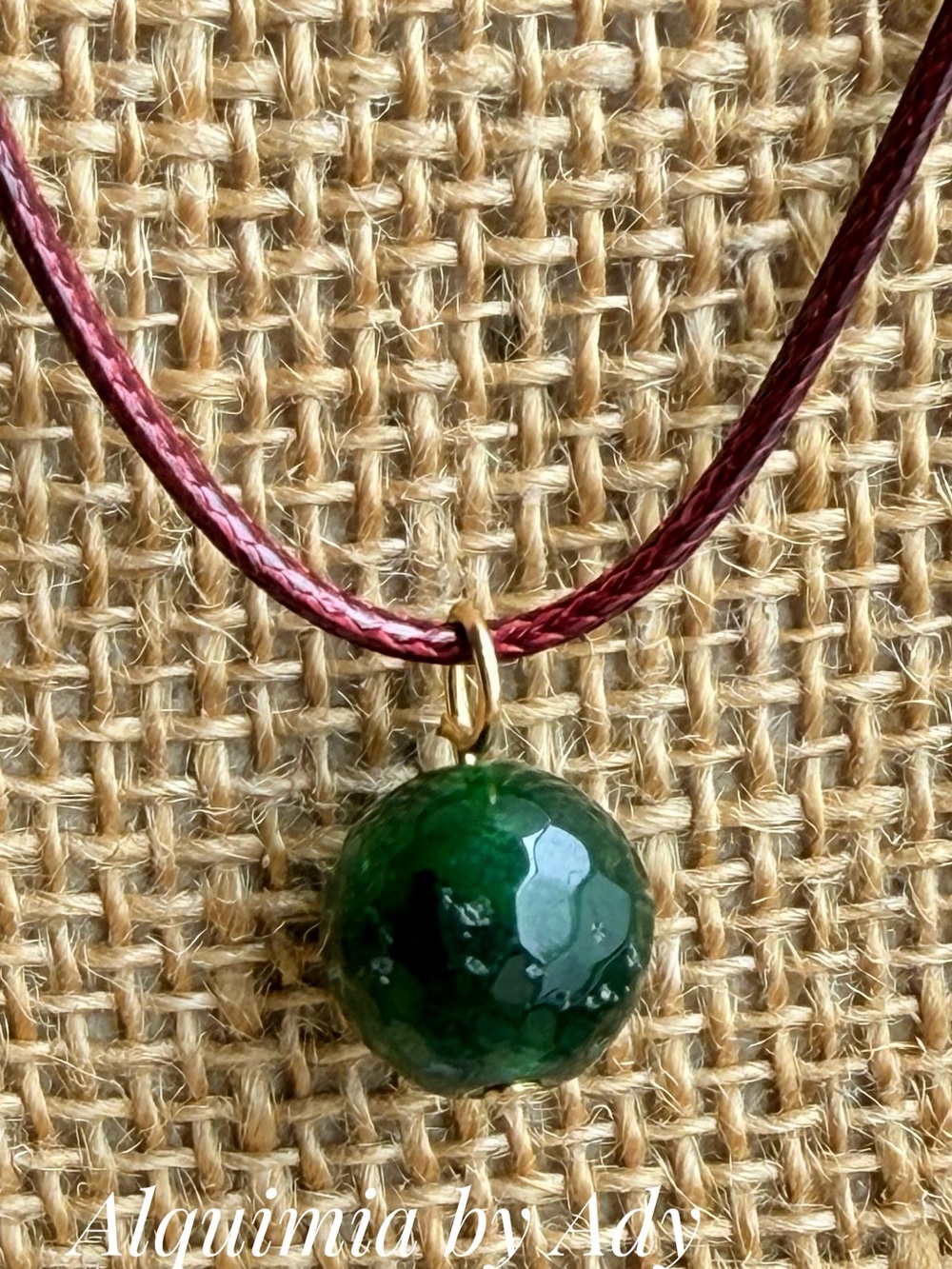 Untreated emerald Green Gemstone Pendant Necklace